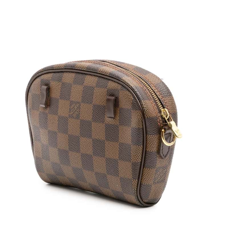 Louis Vuitton Damier Ebene Ipanema Pochette Brown Canvas Good condition - Back View