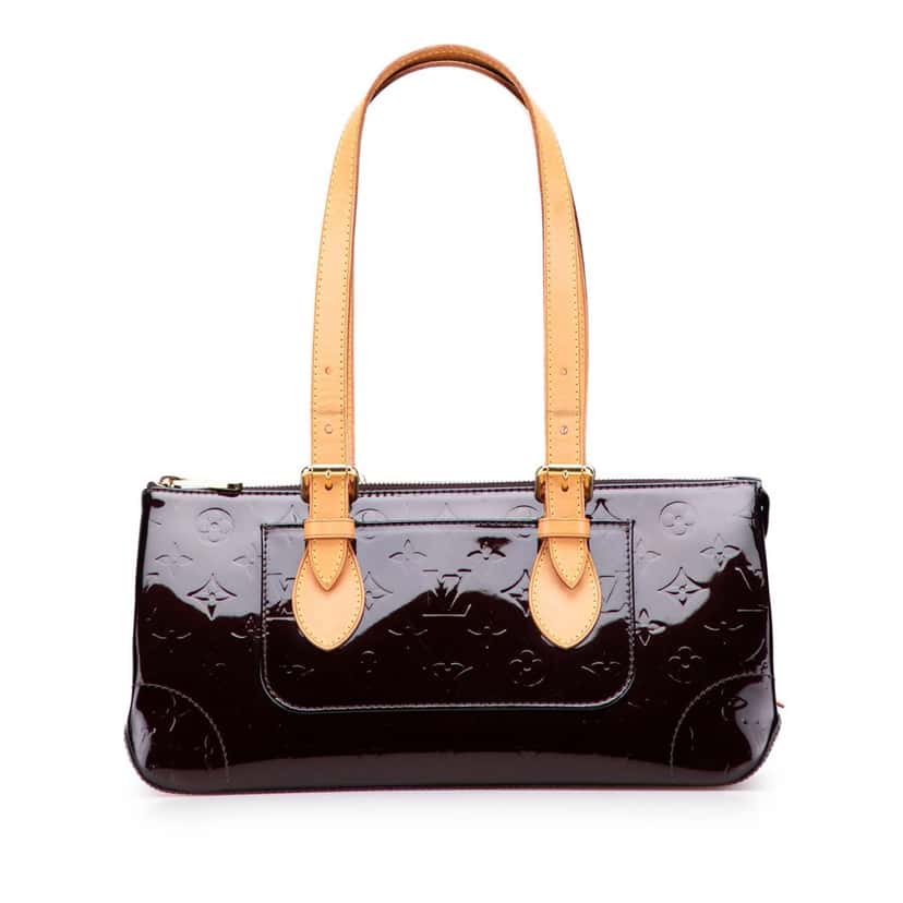 Louis Vuitton Monogram Vernis Rosewood Avenue Purple Leather Good condition - Front View