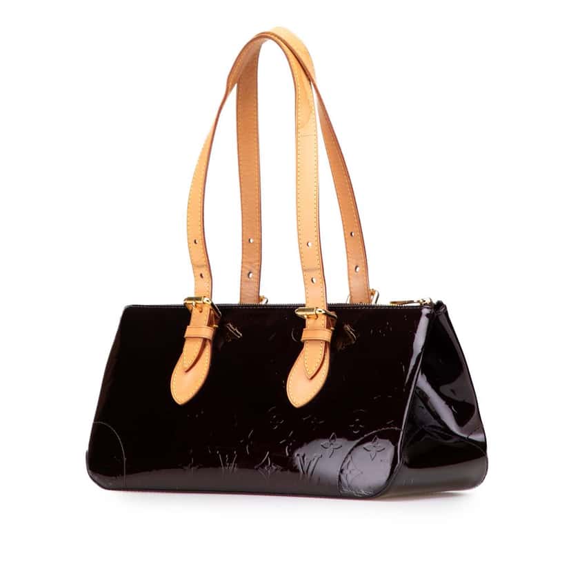 Louis Vuitton Monogram Vernis Rosewood Avenue Purple Leather Good condition - Back View