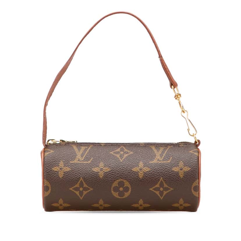 Louis Vuitton Monogram Papillon Pochette Brown Canvas Good condition - Front View