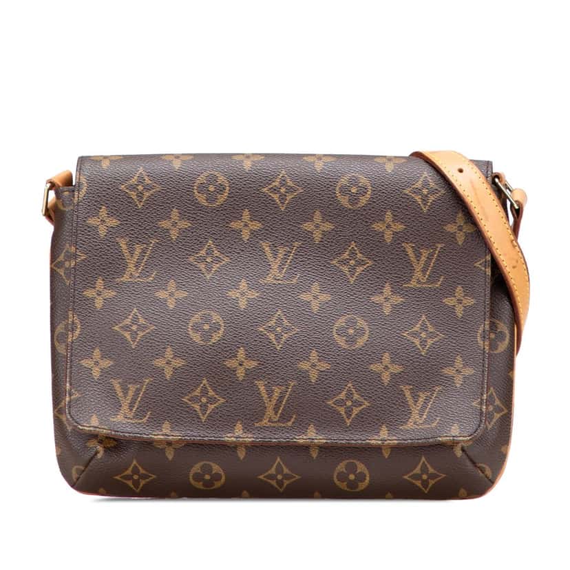 Louis Vuitton Monogram Musette Tango Short Strap Brown Canvas Good condition - Front View