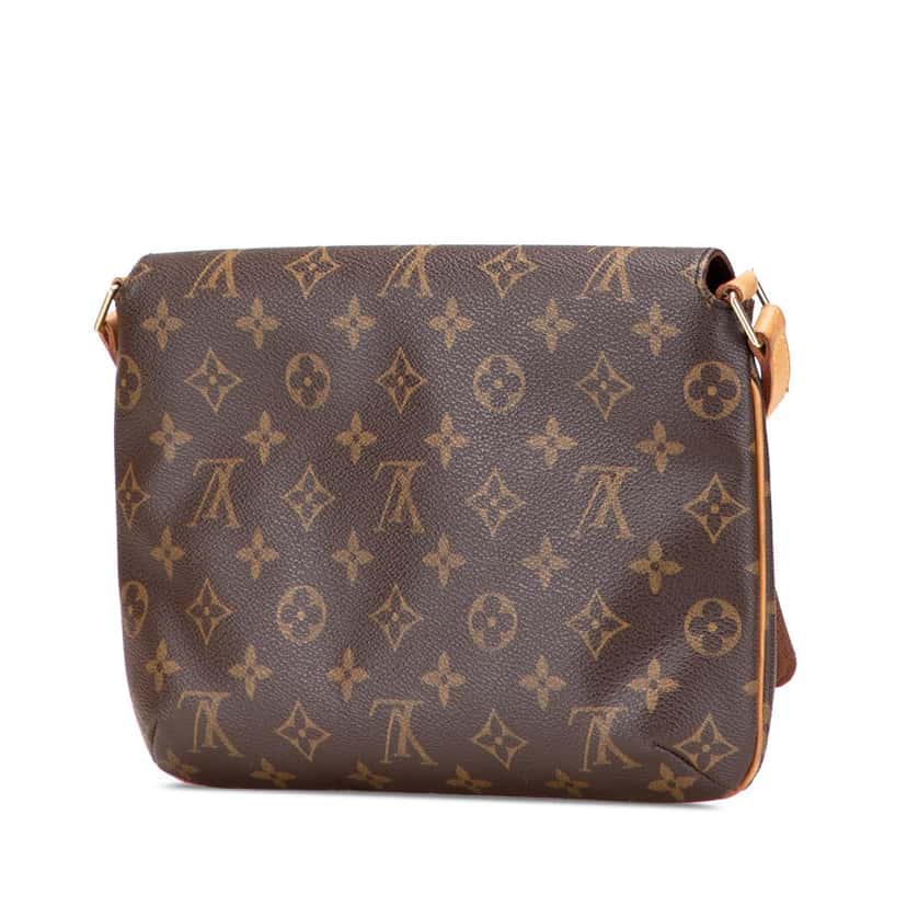 Louis Vuitton Monogram Musette Tango Short Strap Brown Canvas Good condition - Back View