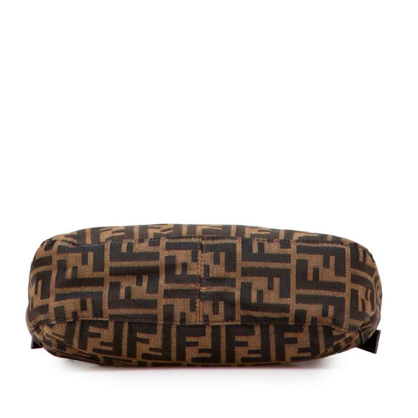 Fendi Zucca Canvas Shoulder Bag Brown Canvas Good condition - Inside View