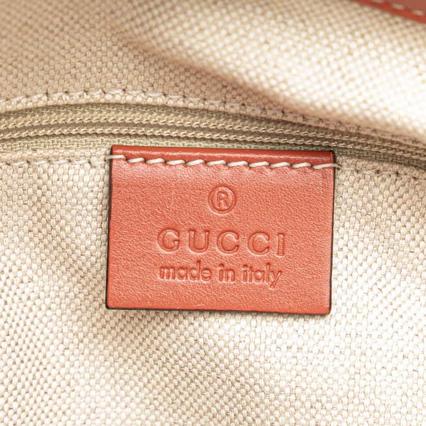 Gucci Diamante Canvas Sukey Satchel Brown Canvas Good condition - Box View