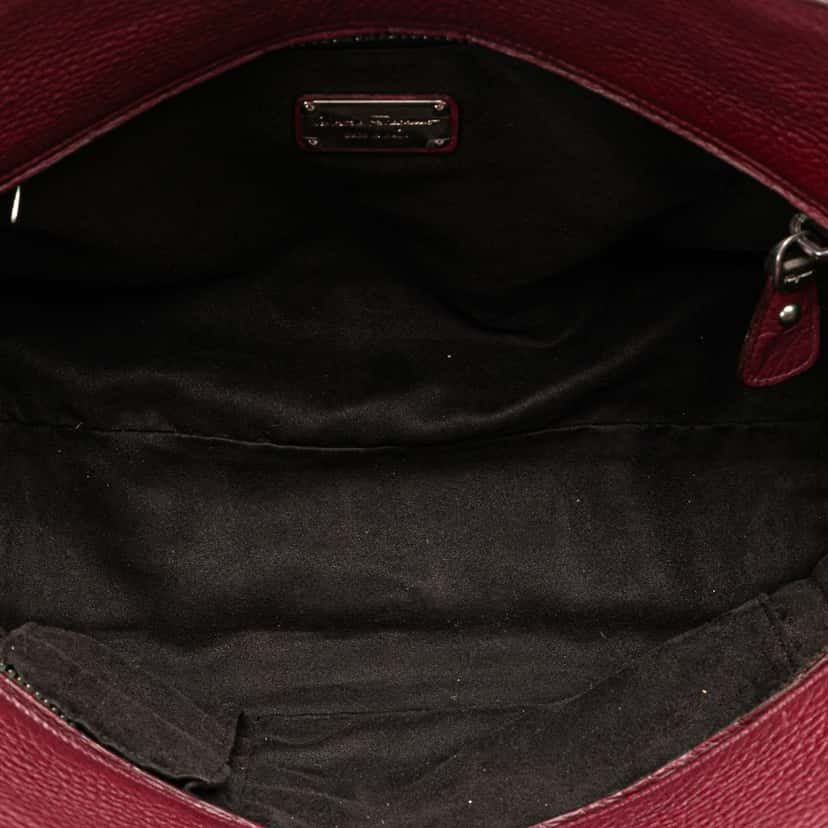 Salvatore Ferragamo Leather Verve Tote Red Leather Good condition - Model View