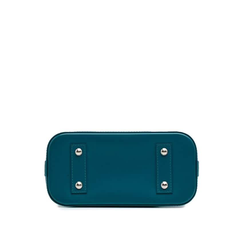 Louis Vuitton Epi Alma BB Blue Leather Good condition - Inside View