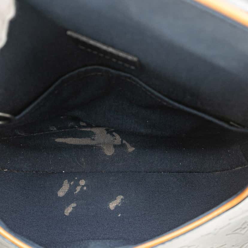 Louis Vuitton Monogram Mat Webster Street Blue Leather Good condition - Model View