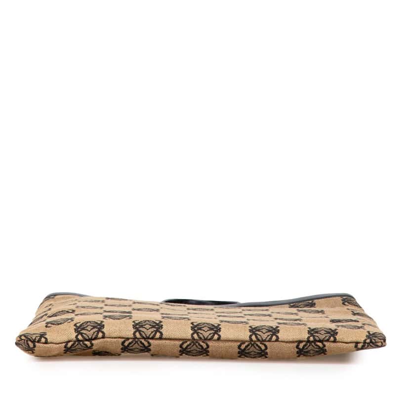 Loewe Anagram Canvas Tote Brown Canvas Good condition - Inside View