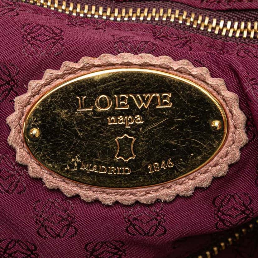 Loewe Nappa Aire Pink Leather Good condition - Box View
