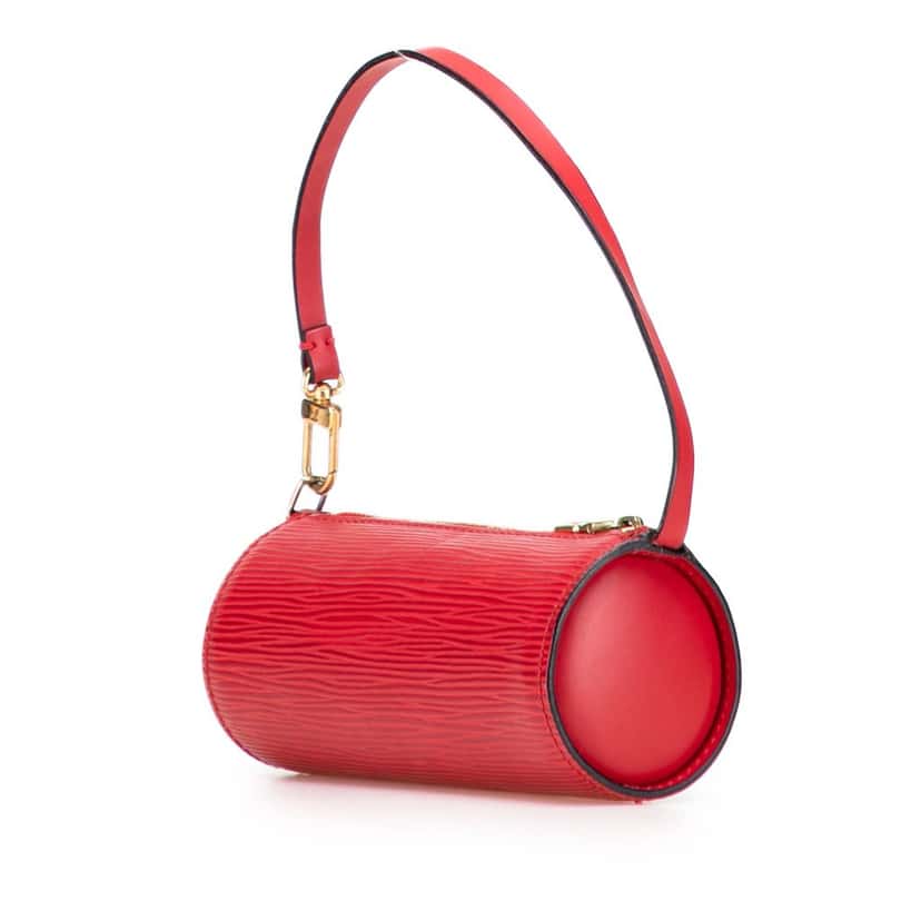 Louis Vuitton Epi Pochette Papillon Red Leather Good condition - Back View