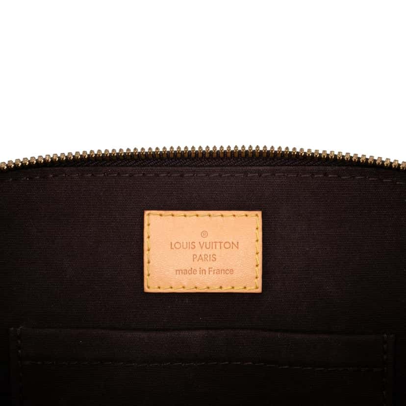 Louis Vuitton Monogram Vernis Alma BB Purple Leather Good condition - Box View