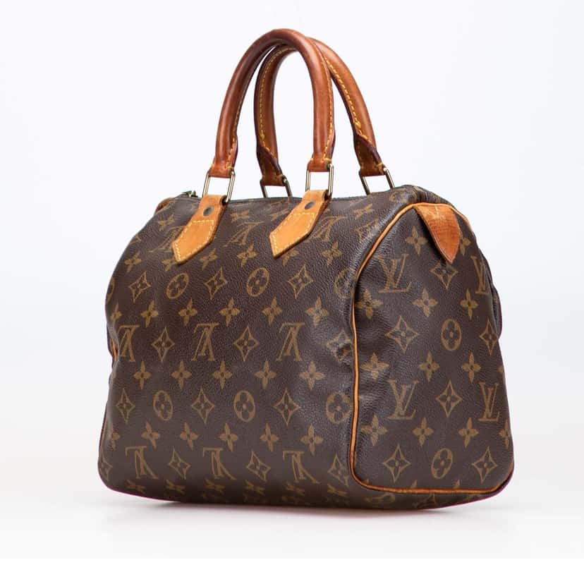 Louis Vuitton Monogram Speedy 25 Brown Canvas Good condition - Back View