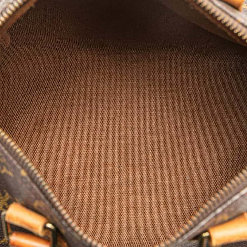 Louis Vuitton Monogram Speedy 25 Brown Canvas Good condition - Model View