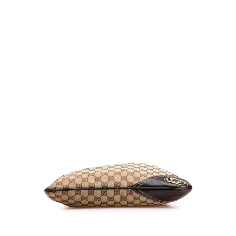 Gucci GG Canvas New Britt Hobo Brown Canvas Good condition - Inside View