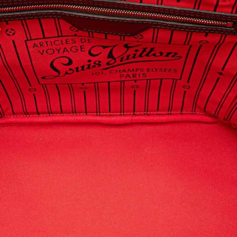 Louis Vuitton Damier Ebene Neverfull MM Brown Canvas Good condition - Model View