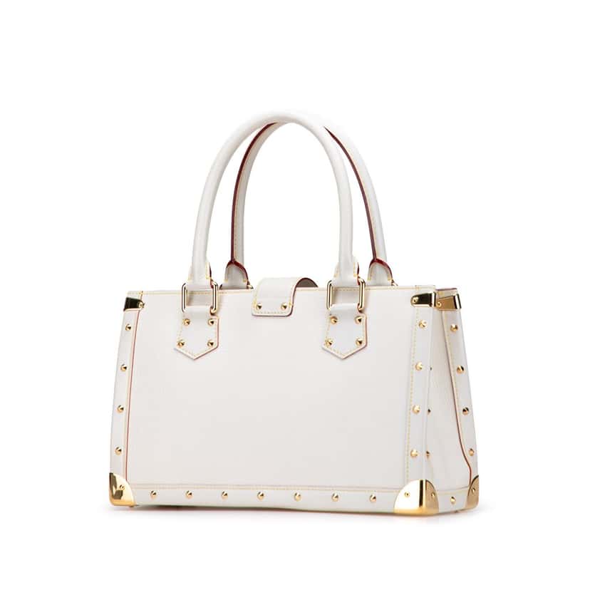 Louis Vuitton Suhali Le Fabuleux White Leather Good condition - Back View