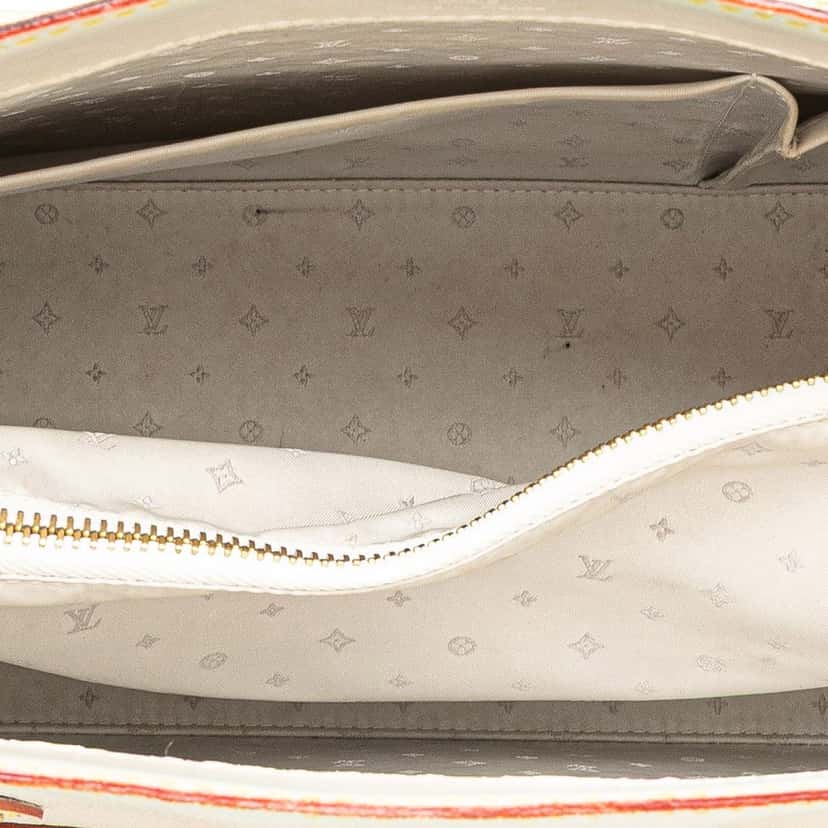 Louis Vuitton Suhali Le Fabuleux White Leather Good condition - Model View