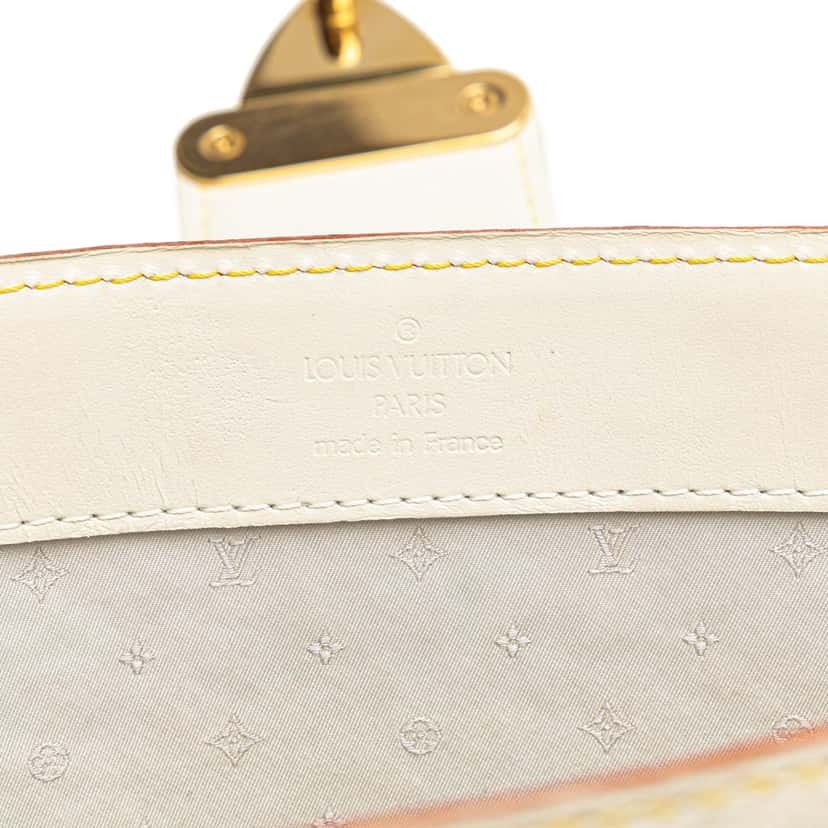 Louis Vuitton Suhali Le Fabuleux White Leather Good condition - Box View