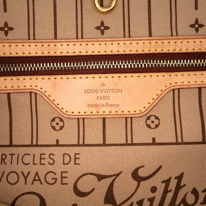 Louis Vuitton Monogram Neverfull MM Brown Canvas Good condition - Box View