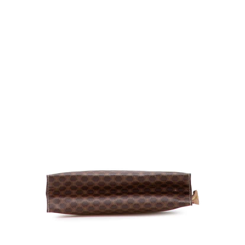 Celine Macadam Coated Canvas Clutch Brown Canvas Good condition - Inside View