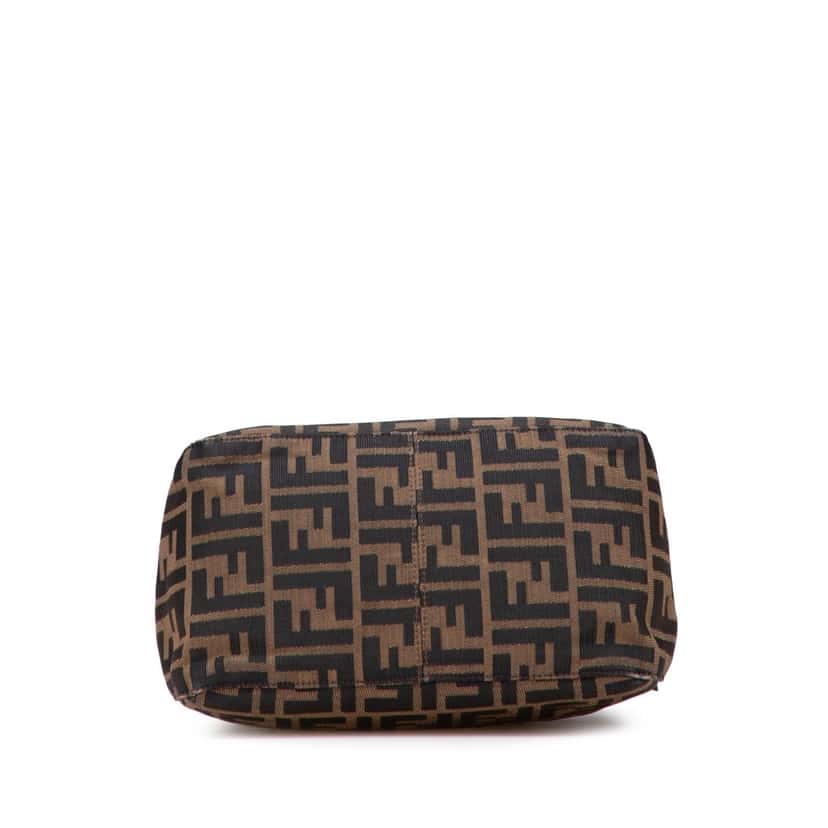 Fendi Zucca Canvas Shoulder Bag Brown Canvas Good condition - Inside View