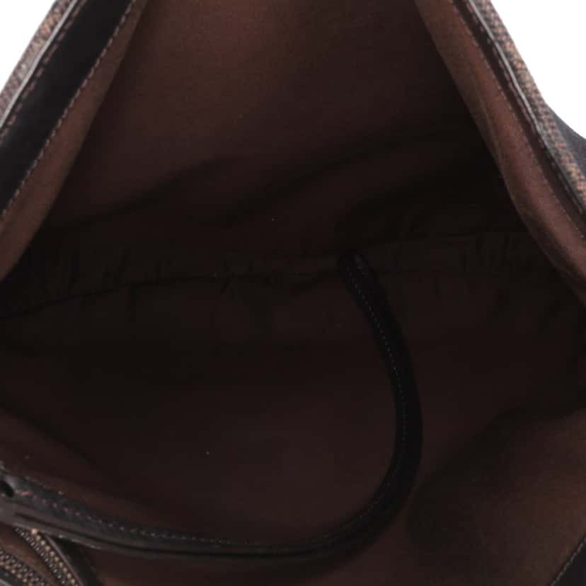Gucci Large GG Denim Hobo Brown Denim Fair condition - Model View