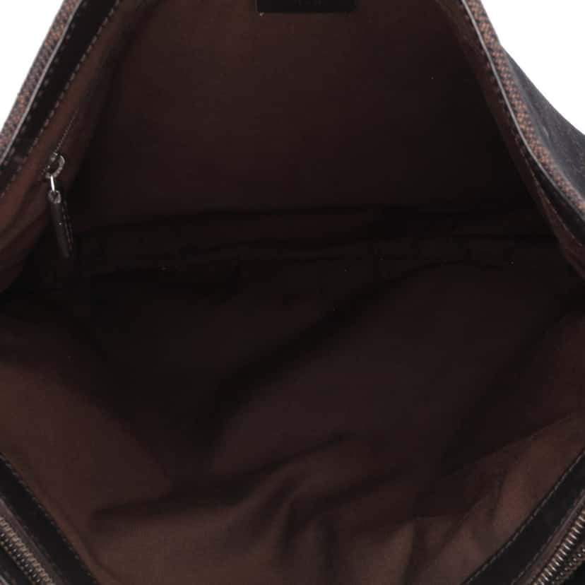 Gucci Large GG Denim Hobo Brown Denim Fair condition - Box View