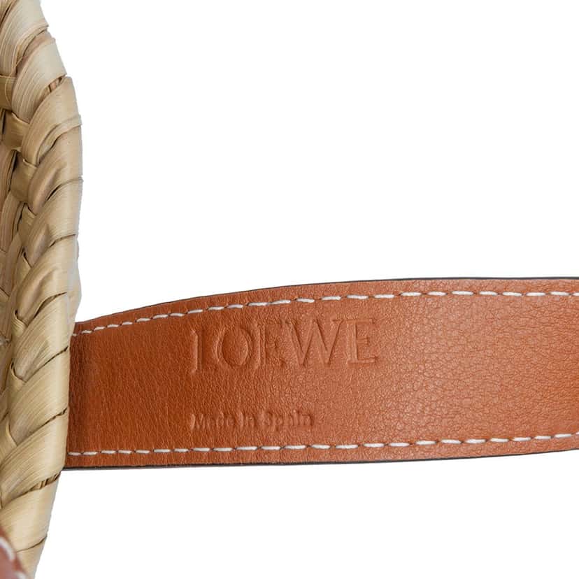 Loewe Mini Raffia Basket Tote Brown Good condition - Box View