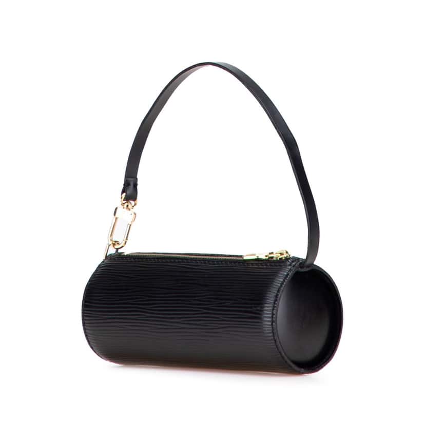 Louis Vuitton Epi Soufflot Pochette Black Leather Good condition - Back View
