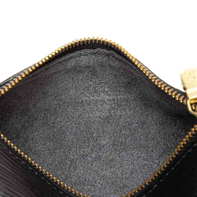Louis Vuitton Epi Soufflot Pochette Black Leather Good condition - Box View