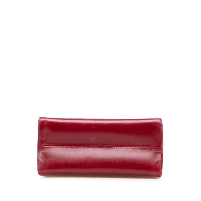 Salvatore Ferragamo Leather Vara Bow Satchel Red Leather Good condition - Inside View