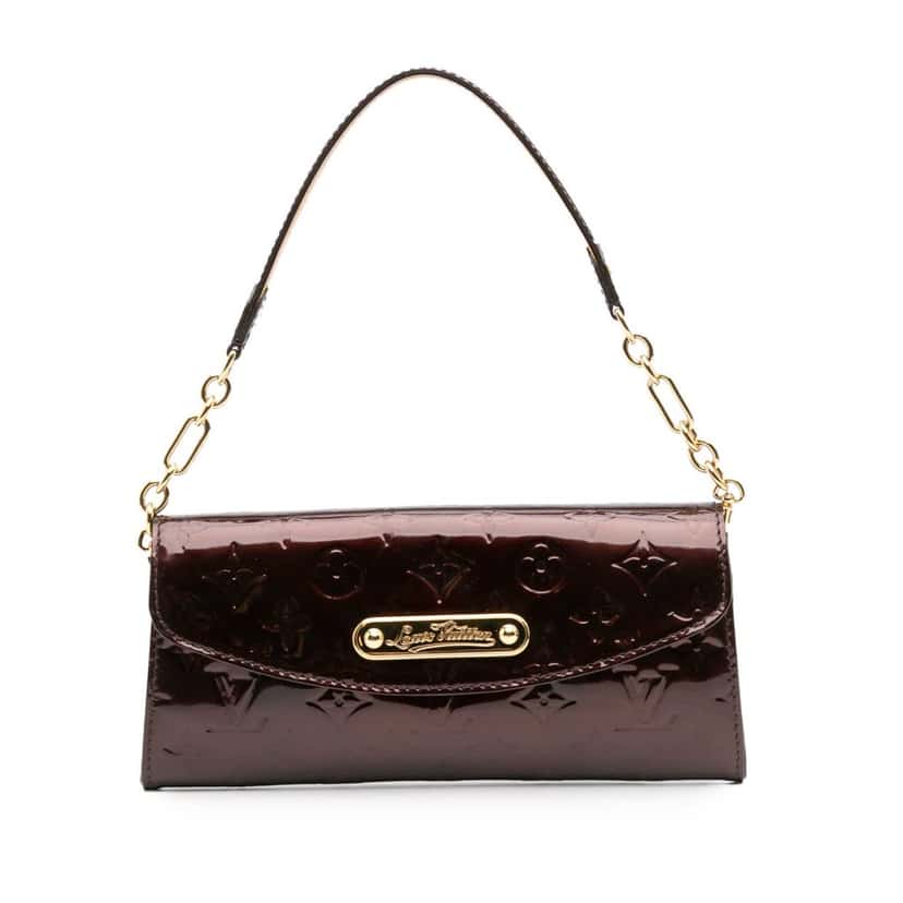 Louis Vuitton Monogram Vernis Sunset Boulevard Purple Leather Good condition - Front View
