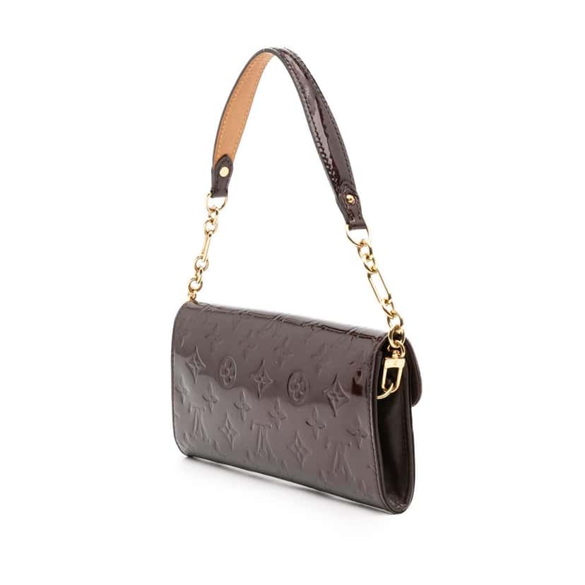 Louis Vuitton Monogram Vernis Sunset Boulevard Purple Leather Good condition - Back View