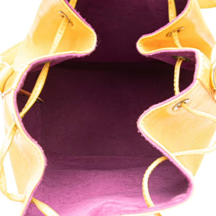 Louis Vuitton Epi Noe GM Yellow Leather Good condition - Model View
