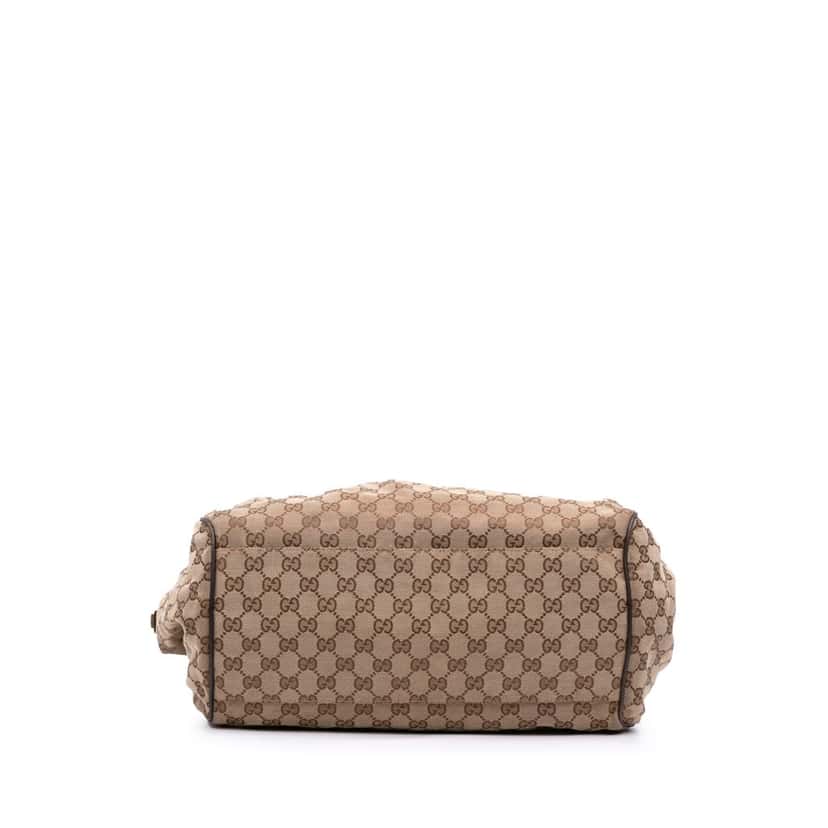 Gucci GG Canvas Sukey Sachel Brown Canvas Good condition - Inside View