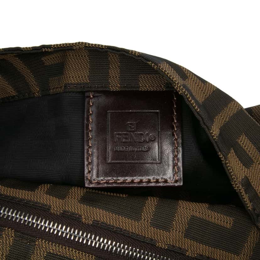 Fendi Zucca Canvas Shoulder Bag Brown Canvas Good condition - Box View