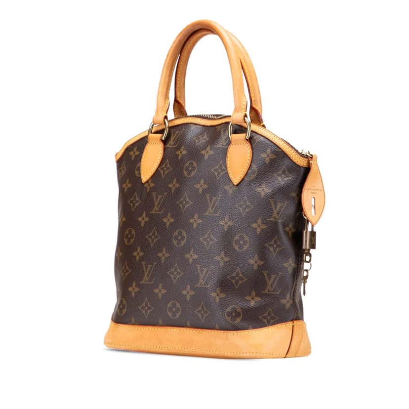 Louis Vuitton Monogram Lockit PM Brown Canvas Good condition - Back View