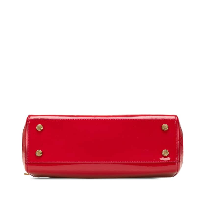 Louis Vuitton Monogram Vernis Brea MM Red Leather Good condition - Inside View