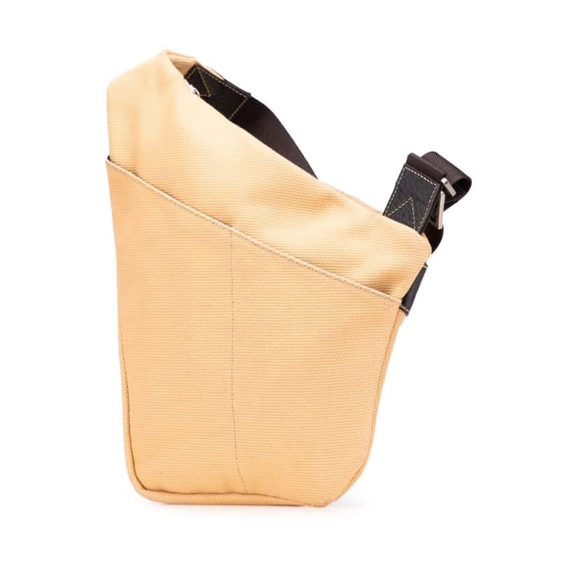 Salvatore Ferragamo Canvas Sling Bag Brown Canvas Good condition - Back View