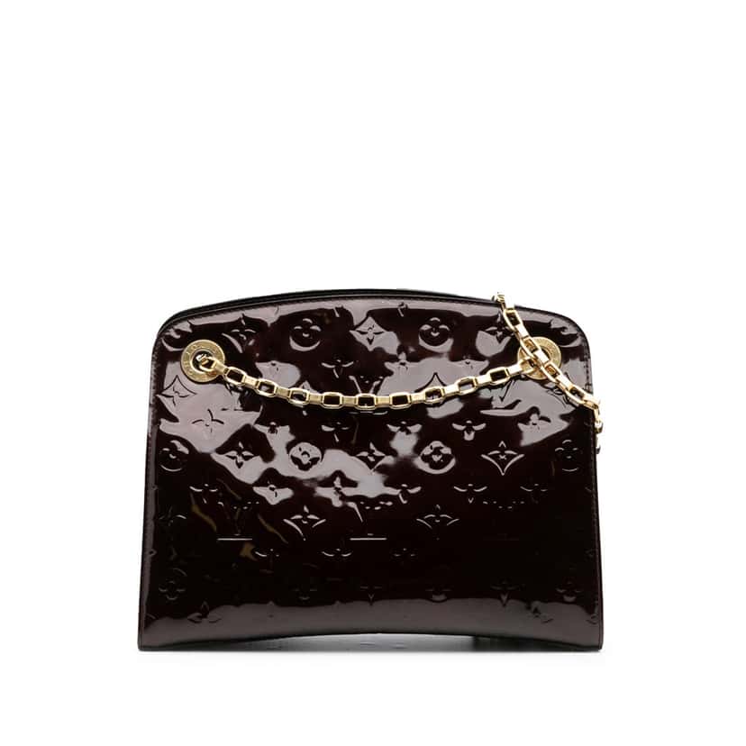 Louis Vuitton Monogram Vernis Virginia PM Purple Leather Good condition - Front View