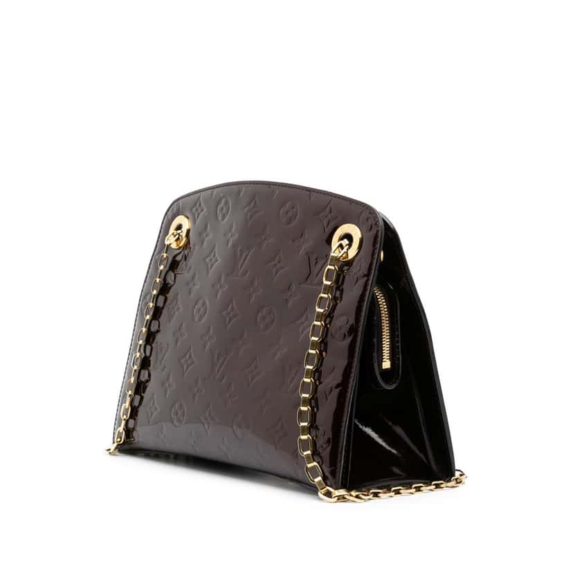 Louis Vuitton Monogram Vernis Virginia PM Purple Leather Good condition - Back View