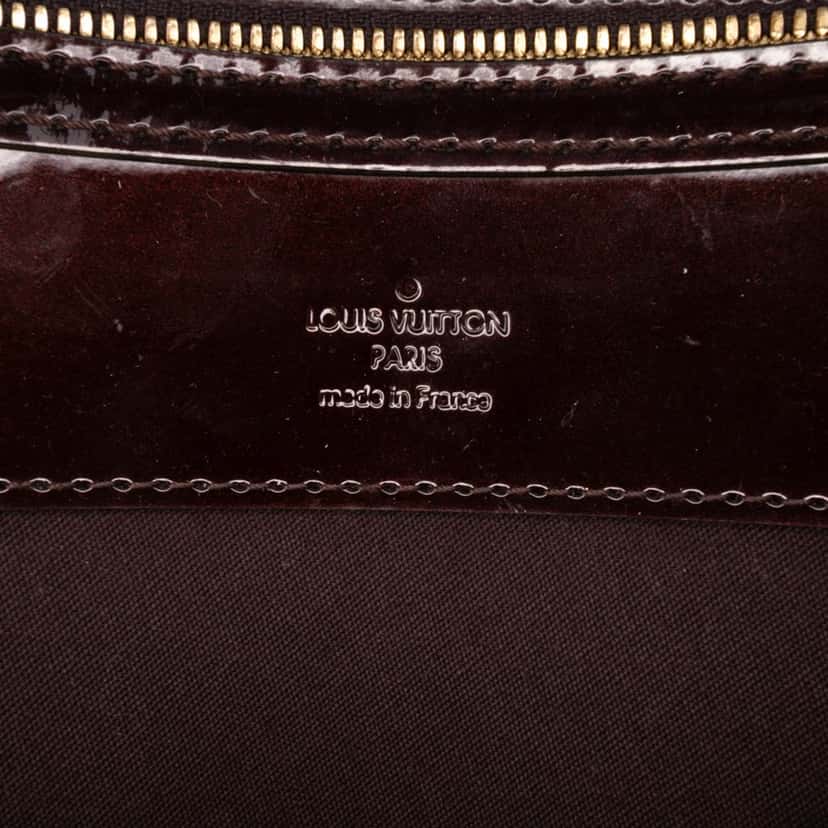 Louis Vuitton Monogram Vernis Virginia PM Purple Leather Good condition - Box View