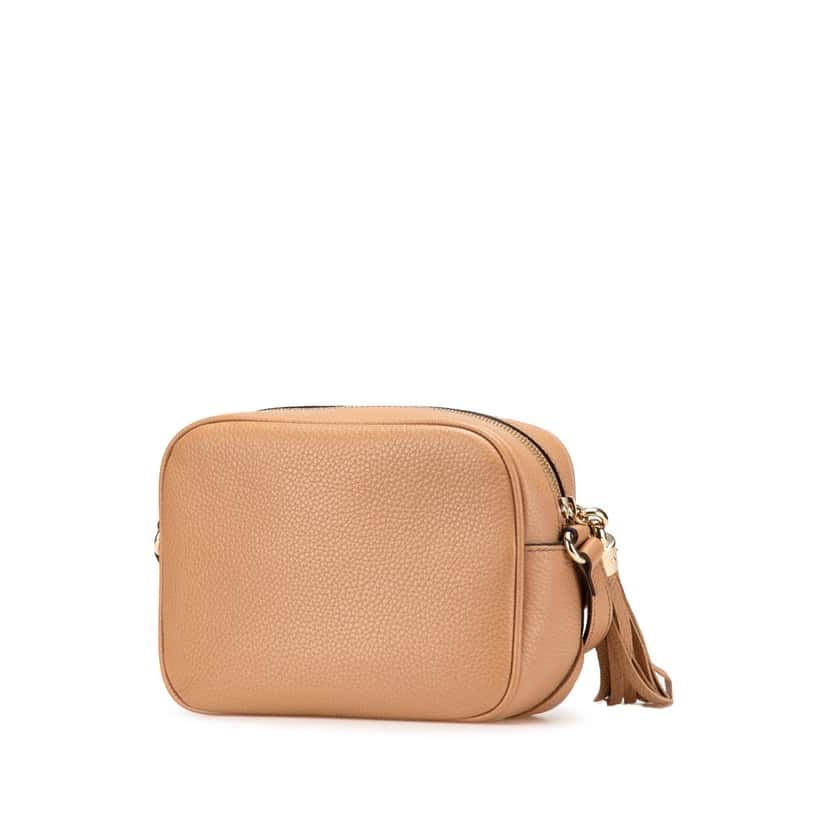 Gucci Leather Soho Disco Crossbody Brown Leather Good condition - Back View