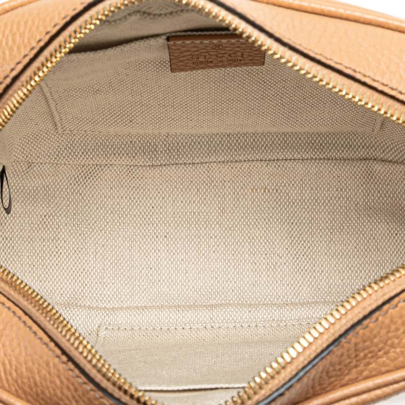 Gucci Leather Soho Disco Crossbody Brown Leather Good condition - Model View