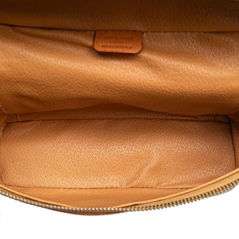 Celine Macadam Coated Canvas Vanity Bag Brown Canvas Good condition - Model View
