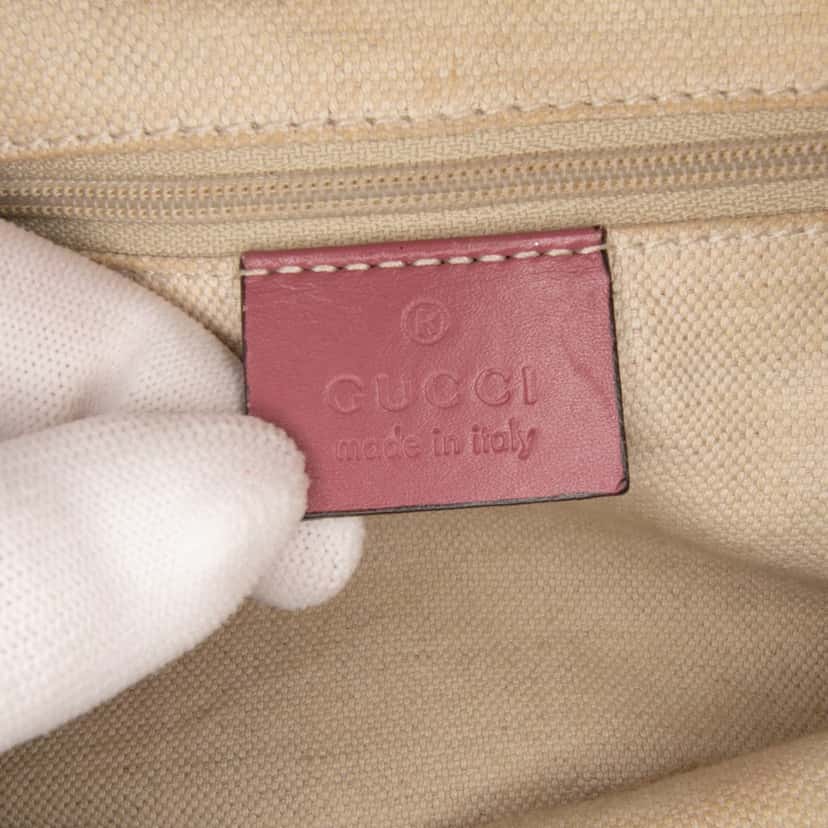 Gucci GG Canvas Sukey Satchel Brown Canvas Good condition - Box View