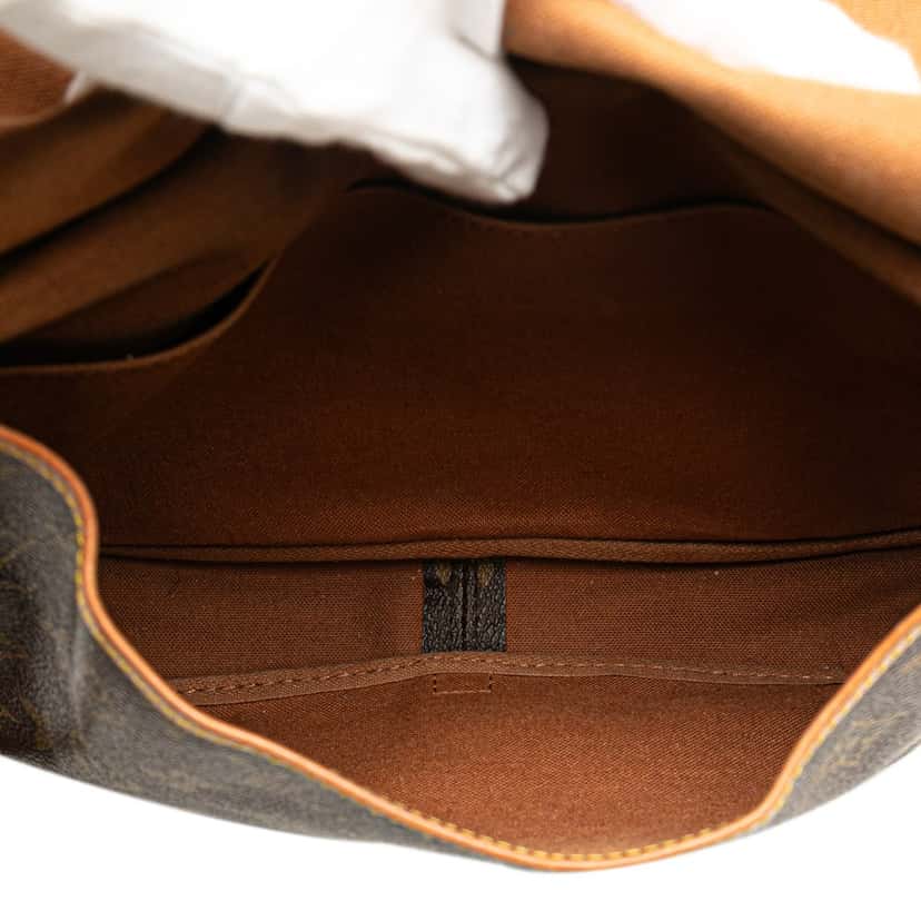 Louis Vuitton Monogram Saumur 30 Brown Canvas Fair condition - Box View