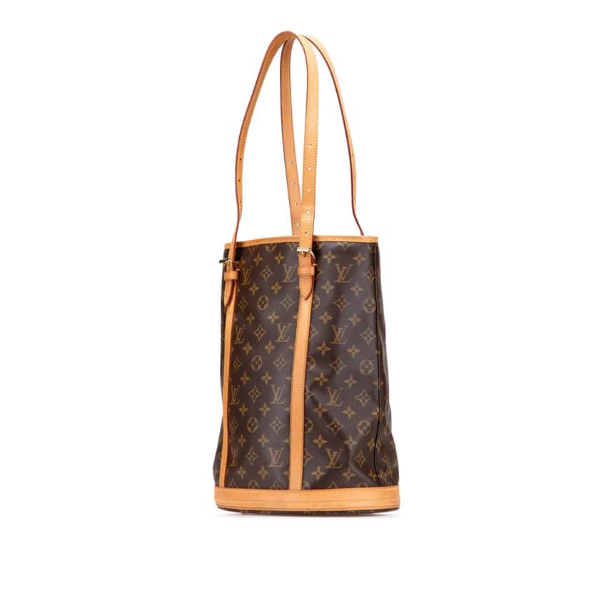 Louis Vuitton Monogram Bucket GM Brown Canvas Fair condition - Back View