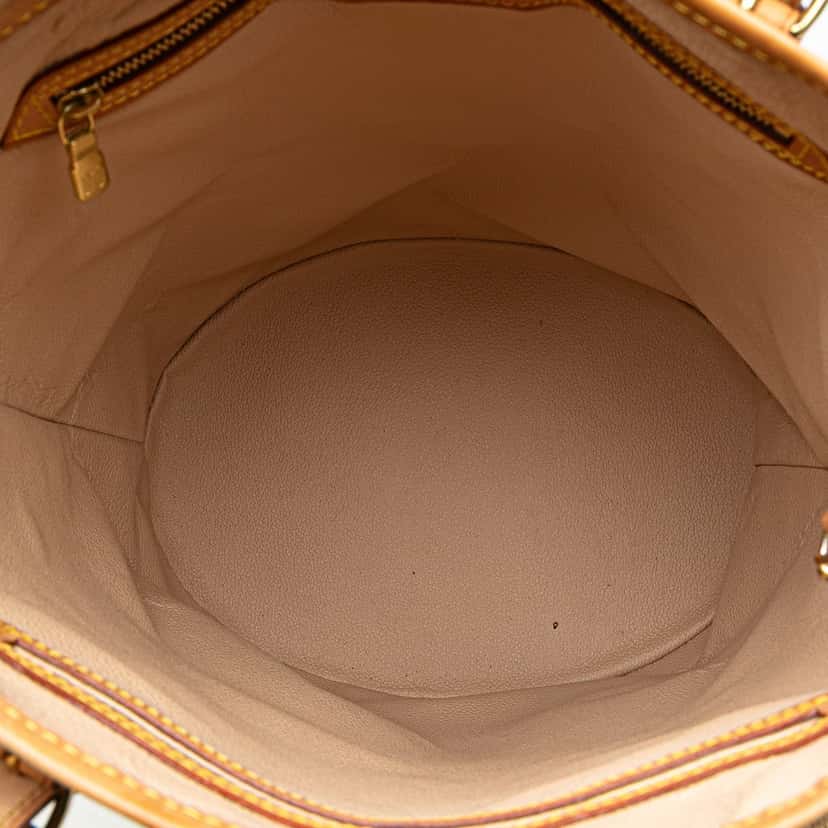 Louis Vuitton Monogram Bucket GM Brown Canvas Fair condition - Model View