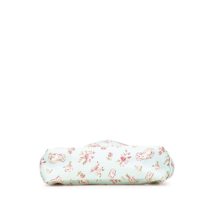 Gucci Small Floral Canvas Childrens Tote Green Canvas Good condition - Inside View